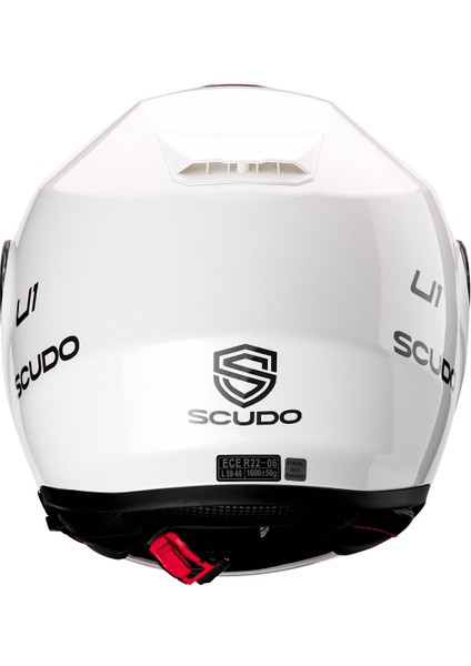 U1 Modüler Çene Açılır Güneş Vizörlü Motosiklet Kaskı Ece 22.06 Sertifikalı Beyaz fırsatları