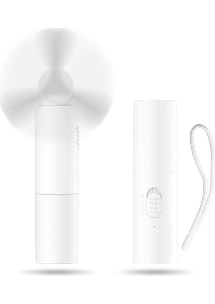 Taşınabilir Fan Taşınabilir Mini Fan Küçük Fanlar USB Şarj Edilebilir Pil Seyahat Ofis Ev Için Katlanabilir Taşınabilir Fanlar Açık Hava Hediyeleri-Beyaz