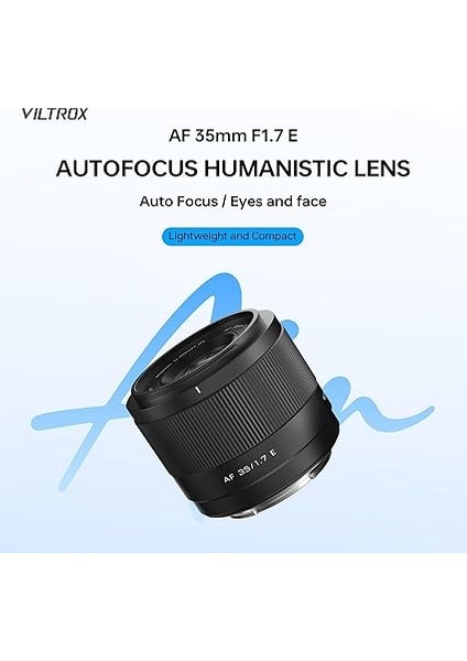 Af 35MM F1.7 Air E Lens Sony E Mount Için, F/1.7 Büyük Diyafram Aps-C Otomatik Odaklama Prime Lens Sony E-Mount Aynasız Kameralar ile Uyumlu ZV-E10 Iı EV10 A6700 A6600 A6400 A7C Ii A7RV A7III fiyatları
