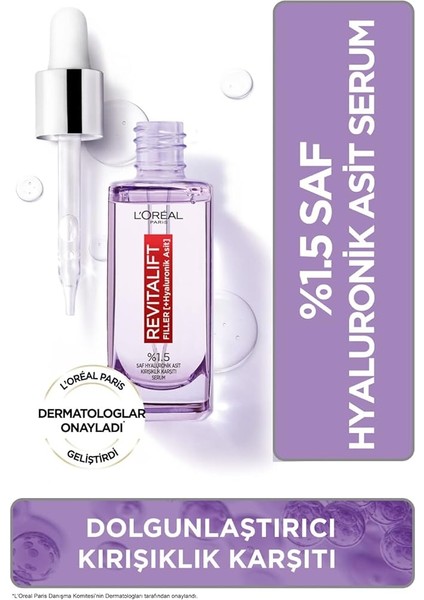 Parıs Revitalift Filler %1.5 Saf Hyaluronik Asit Içeren Kırışıklık Karşıtı Serum 30 ml