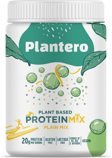Plantero Plain Protein Blend Isolate ™ Supergreens Mix Vitamins 416 gr 13 Servis