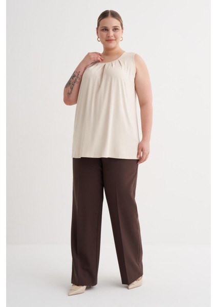 Pile Detaylı Örme Bluz fiyatları