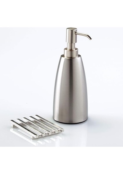 Kyoto Sabunluk, Paslanmaz Çelik, Izgara Tasarımlı Sabunluk, Mat Gümüş Renkli indirimleri