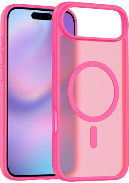 Lvsqvr Joko Apple Iphone 17 Air Jota Magsafe Kapak - Rose