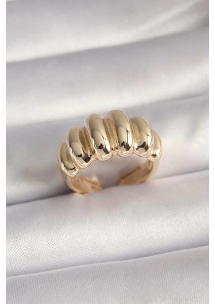 Bfs Pirinç Gold Renk Kadın Yüzük