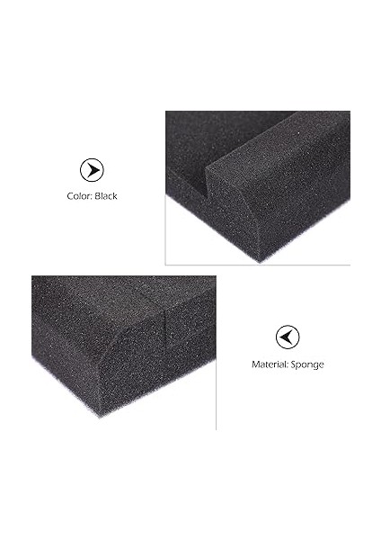 Hoparlör Izolasyon Pedleri Sünger - Stüdyo Monitörleri Için Akustik Izolasyon Minderi Ses Yalıtım Pedleri 4 Parça Set fırsatları