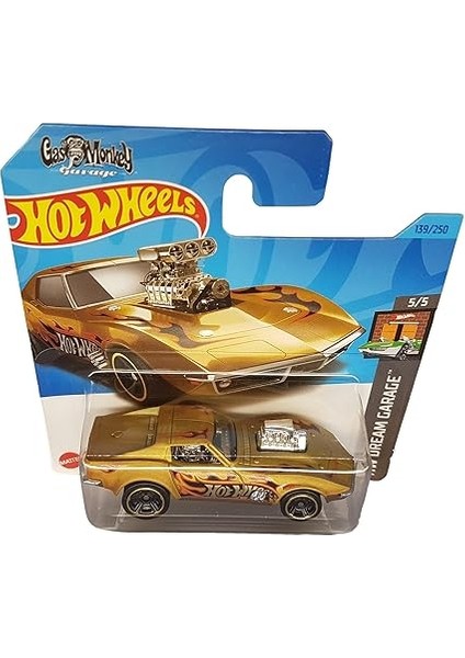 Wheels - ´68 Corvette - Gas Monkey Garage - Hw Dream Garage 5/5 - HKH23 - Short Card - Gold Metallic - Mattel 2023 fiyatları