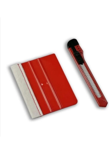 Falçata Keçeli Ragle ve Falçata Folyo Yapıştırma Aparatı Maket Bıçağı Ragle DMYSET001