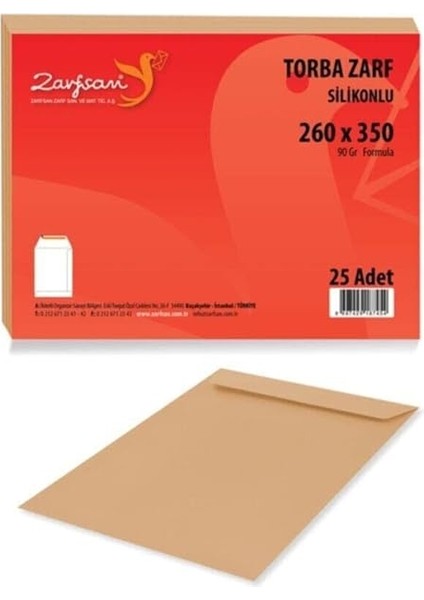 Torba Zarf 26X35 90 gr Formula 25 Adet fiyatları