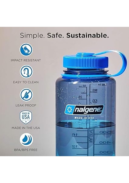 Unisex Genç Wh Sustain Içecek Şişesi, Cadet, 1 L fiyatları