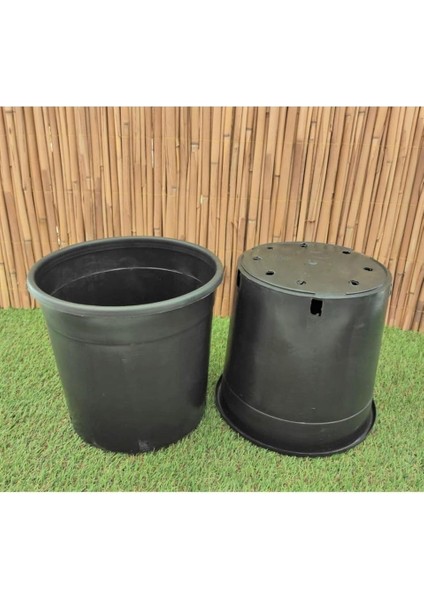 Üretim Saksısı 2 Adet 5 Lt 20X20 cm Plastik Saksı Siyah Üretim Saksı Bitki Üretim Saksısı fiyatları