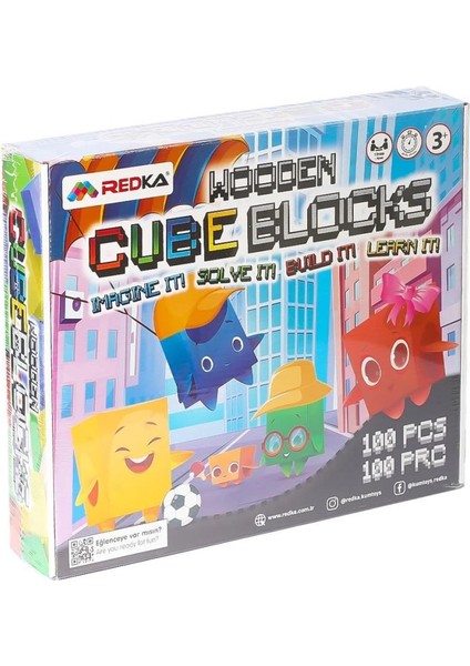 Bfs 5642 Wooden Cubes Blocks -Redka fiyatları