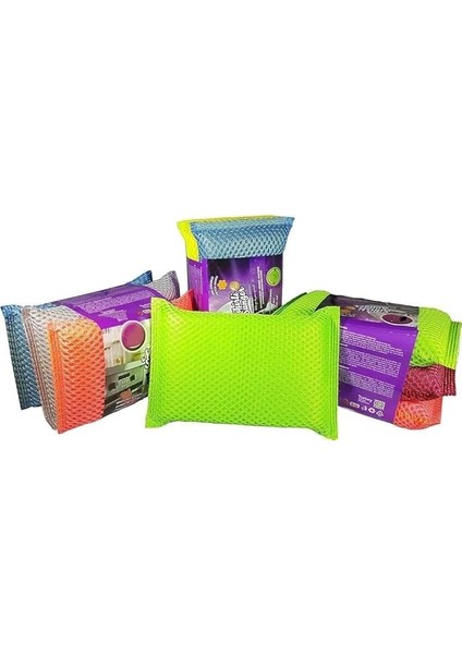 Home Fileli Bulaşık Sungeri, Çizdirmez Temizlik ve Bulaşık Sungeri, Mutfak Yüzeyleri Için Güvenli, Uzun Ömürlü ve Etkili Temizlik Aksesuarı (6)