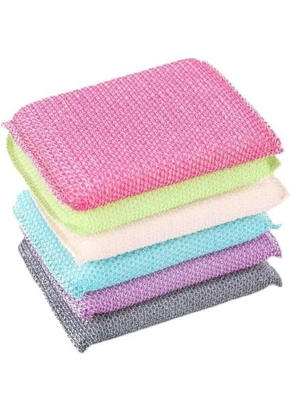 Home Fileli Bulaşık Sungeri, Çizdirmez Temizlik ve Bulaşık Sungeri, Mutfak Yüzeyleri Için Güvenli, Uzun Ömürlü ve Etkili Temizlik Aksesuarı (6) modelleri