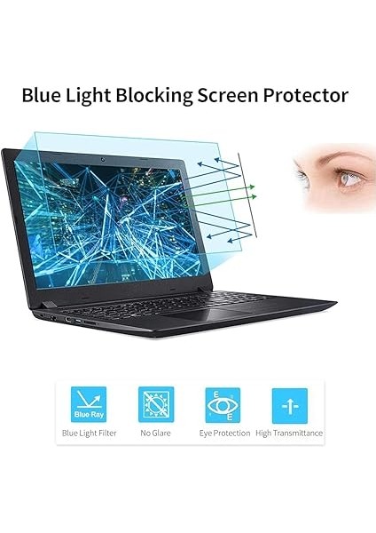 Mavi Işık Engelleyici Ekran Koruyucu Yüksek Geçirgenlik/ve Parlama Önleyici Mavi Işık Filtresi 15.6'' Dizüstü Bilgisayar Için 16:9 En Boy Oranı modelleri