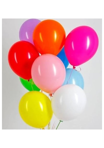 Renkli Balon 25 Li Karışık Renk Parti Doğum Günü Kutlama Özel Günler modelleri