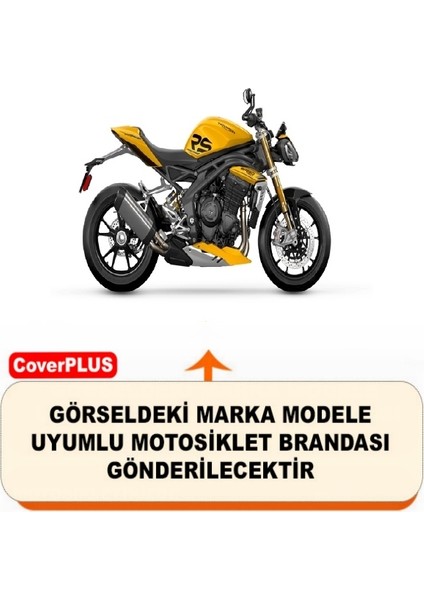 Triumph Speed Triple 1200 Rs Branda (Arka Çanta Uyumlu) Motosiket Brandası (Siyah Renk) Motor Örtüsü Çadır Su Geçirmez Motosiklet Kılıfı Motor Brandası fiyatları