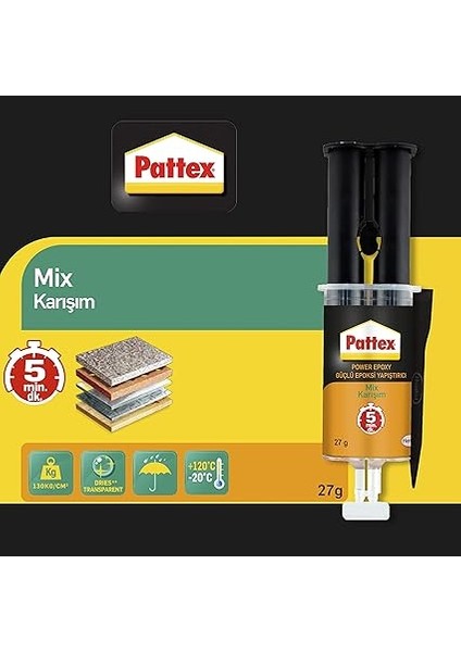 Güçlü Epoksi Yapıştırıcı, Çok Sağlam, Çok Dayanıklı, Hemen Her Malzeme Için Uygun Epoksi Reçine Yapıştırıcı, Modelleme Kili, 1X27G indirimleri