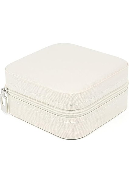 Küçük Takı Kutusu, Küçük Seyahat Takı Kutusu, Mini Takı Seyahat Çantası, Seyahat Için Taşınabilir Mini Takı Kutusu, Küpeler, Yüzükler, Bileklikler ve Kolyeler Için Mini Düzenleyici (Beyaz) fiyatları
