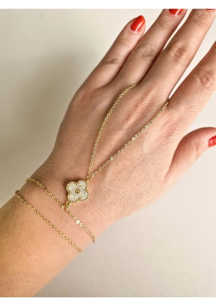 Yonca Figürlü Gold Zincir Şahmeran fiyatları