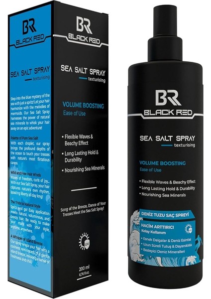 Red Saç Deniz Tuzu Spreyi - Sea Salt Spray Orta Tutuşlu Hacimlendirir Anti Uv Saç Şekillendirici