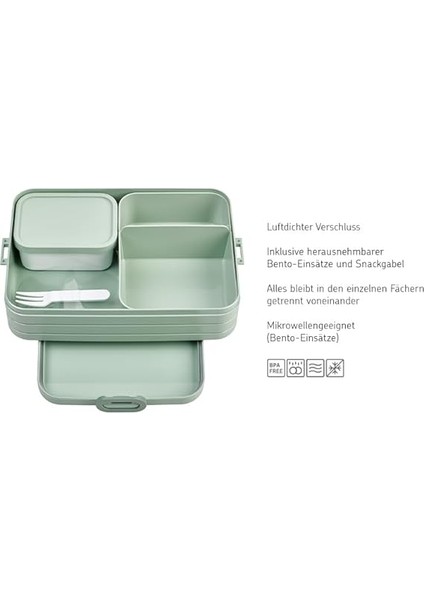 - Yemek Kutusu Take A Break Large – Bölmeli Beslenme Kutusu – 8 Tereyağı Ekmeği Için Uygundur – Yemek Hazırlama Için Ideal – 1500 ml – Nordic Blue modelleri