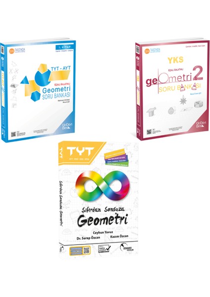 2026 Geometri Seti (345 Tyt Geometri 1 345 Tyt Geometri 2 Sıfırdan Sonsuza Geometri)