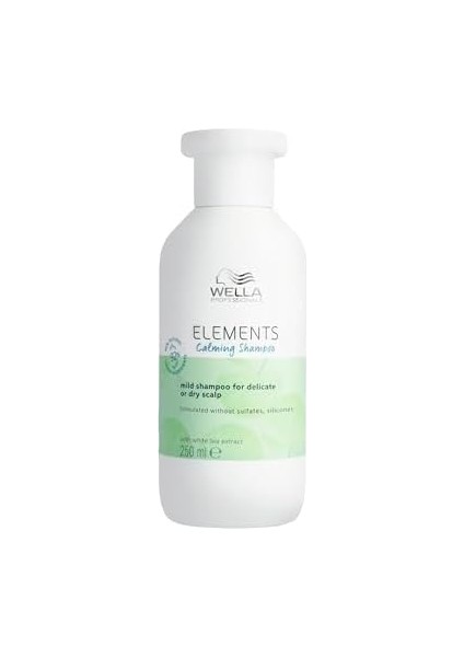 Wella Professionals Elements Yatıştırıcı Şampuan 250 ml - Kuru ve Hassas Saç Derisi Için