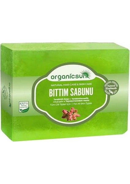 Organicsun Doğal Bıttım Sabunu 140 gr x 2 Adet Saç Dökülmesine Karşı Tüm Saç ve Cilt Tipleri Için