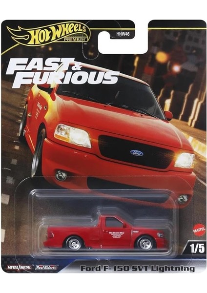Wheels Fast-Furious Premium Araba Ford F-150 Svt Lıghtnıng HNW46-HYP75