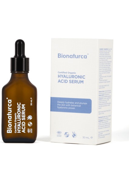 Organik Sertifikalı Hyaluronik Nemlendirici Yüz Serumu 30 M L- Bionaturca fiyatları