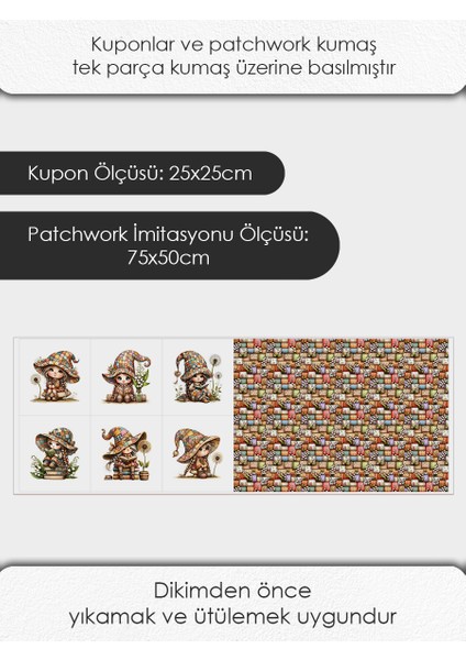 Patchwork Kumaş Seti – Dikiş ve Hobi Için %100 Pamuk Desenli Kumaş Kuponları