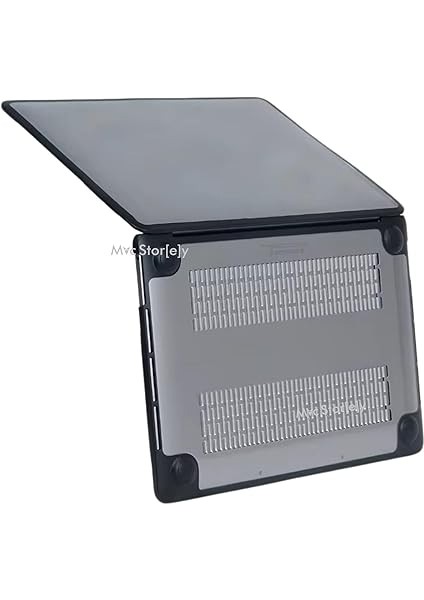 MacBook Air 13.6 Inç Kılıf - Uyumlu M2/m3/m4 (A2681, A3113, A3240) - Darbeye Dayanıklı Outdoor Tpu Koruyucu Kapak - Şeffaf & Ince Tasarım Siyah indirimleri