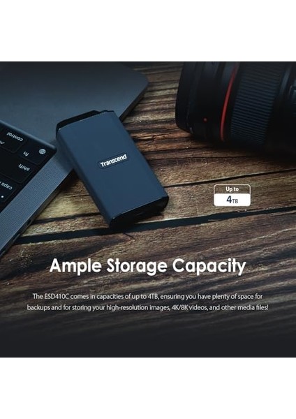 TS2TESD410C 2tb, Usb/type-C 20GBPS, Okuma/yazma Hızı 2000 Mb/s Taşınabilir Harici SSD modelleri