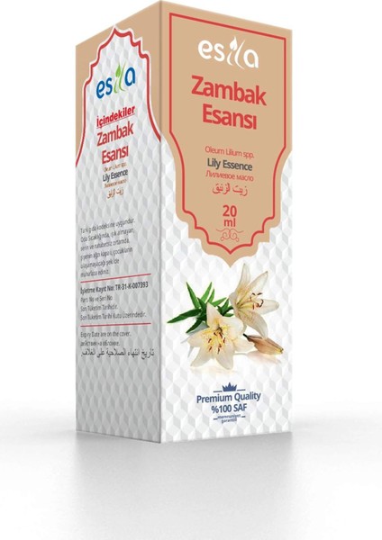 Zambak Esansı 20 Ml.