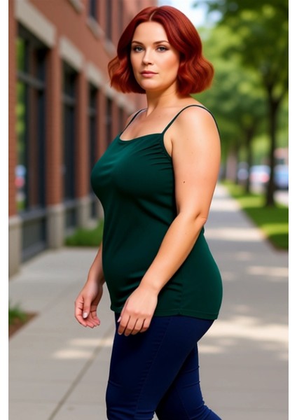 Kadın Siyah Degaje Yaka Ince Askılı Sandy Dokuma Polyester Bluz Günlük Casual Kullanım Için Şık ve