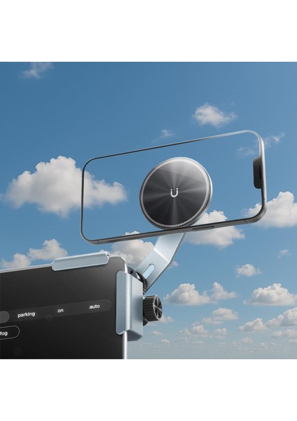 Araba ile Uyumlu ve Multimedia Ekranlı Arabalar ile Uyumlu Mag Screen Için Araç Için Akıllı Telefon Tutucusu | SU7Y