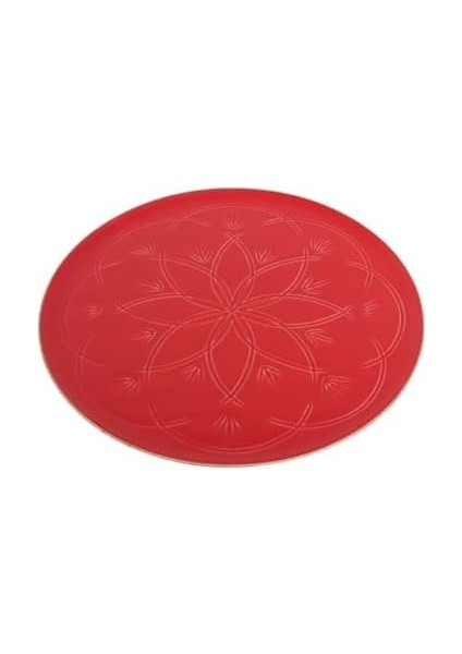 Christina Kırmızı Düz Tabak 32CM modelleri