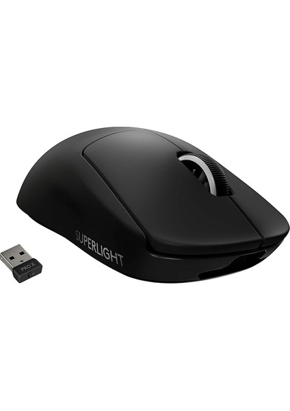 G Pro x Superlıght Kablosuz Lıghtspeed Oyuncu Mouse, 25.600 Dpı, Hero Sensör, 5 Özelleştirilebilir Tuş, 1 Ms Bildirim Hızı, Uzun Pil Ömrü, Pc / Mac ile Uyumlu, Siyah
