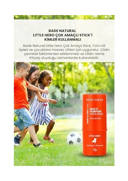 Bade Natural Little HERO%100 Doğal Çok Amaçlı Stick modelleri