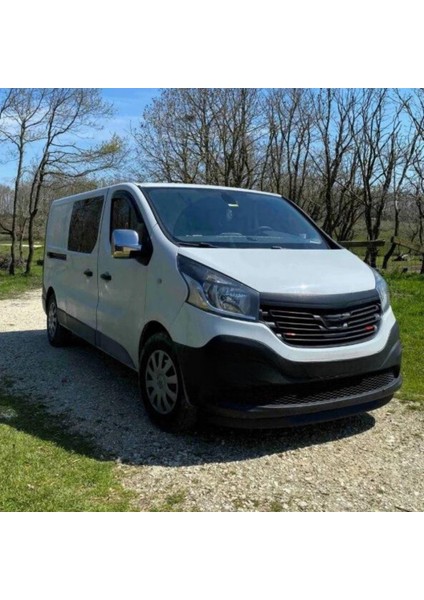 Renault Trafic 2015- Uyumlu Evrensel 2 Parça Astra H Model Ön Ek Tampon Dili Lip Esnek Karlık