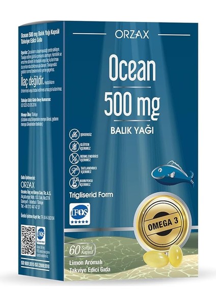500 Mg Balık Yağı 60 Softjel Kapsül