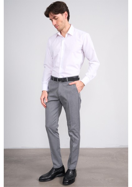 10 Gri Erkek Poliviskon Venüs Slim Pantolon