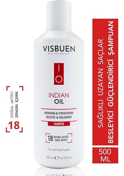 Hint Yağı 18 Doğal Aktifli Hızlı Saç Uzatma ve Besleyici Güçlendirici Etkili Şampuan modelleri