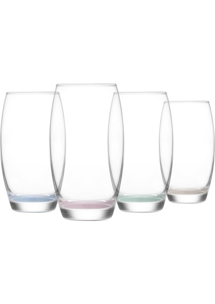 Empire Renkli 3'lü Meşrubat Bardağı