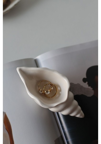 Deniz Kabuğu Mini Aksesuar Tabağı Dekoratif Beton fiyatları