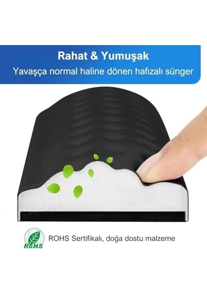 Gaming Klavye ve Mouse Bilek Destek Seti,, Kaymaz Tabanlı, Nefes Alan Kumaş, Ağrı Önleyici (Klavye ve Fare Bilek Desteği) fiyatları