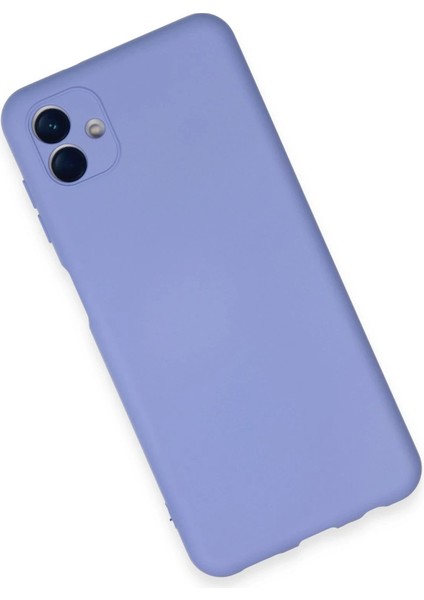 Samsung Galaxy A04E Kılıf Nano Içi Kadife Silikon - LILA-(5796) - N985J093-M78985 modelleri