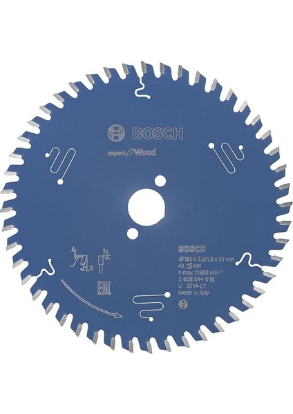 2608644016 Dairesel Testere Bıçağı Expert For Wood, Mavi, 2608644018, 0 Watts, 0 Volts