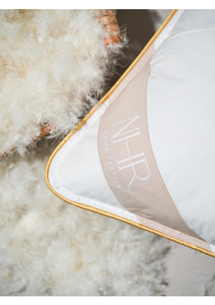 %100 Kaz Tüyü Dolgulu %90 Gıdık Antibakteriyel, Isı Dengeleyici, Çift Kişilik, Yastık / Yorgan Seti